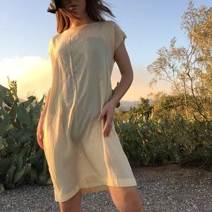 vintage 1940s sheer slip dress